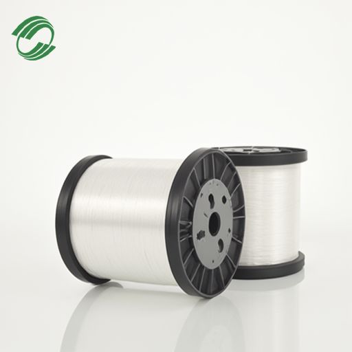 0.25mm Polyester Monofilament Yarn 47% Elongation Smooth Clear Polyester Monofilament Yarn